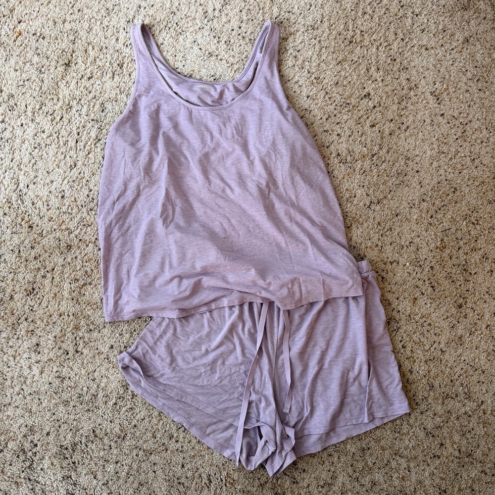 GAP Body Lavender 2-Piece Pajama Set